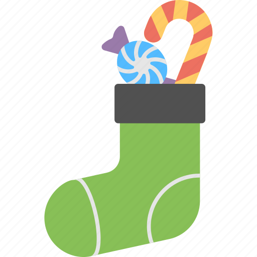 Christmas celebration, christmas socks, confectionery, sweets, xmas decoration icon - Download on Iconfinder