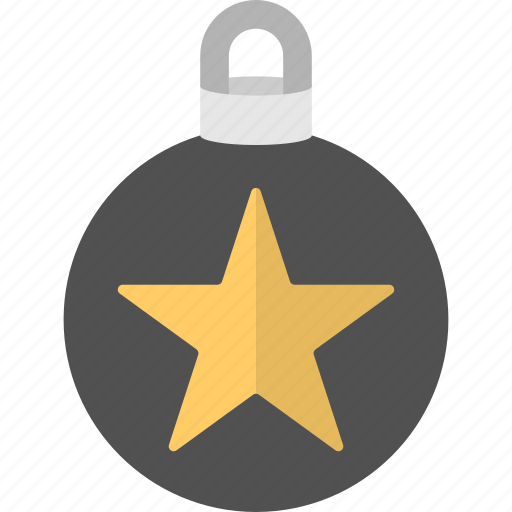 Bauble ball, christmas ball, christmas bauble, decoration element, star bauble icon - Download on Iconfinder