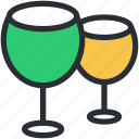 alcohol, champagne, drink, glasses, wine glasses