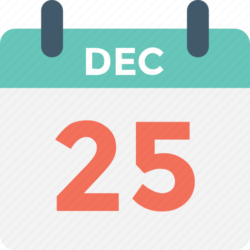 Calendar, christmas day, date, day, yearbook icon - Download on Iconfinder