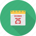 calender, christmas, date, december, month