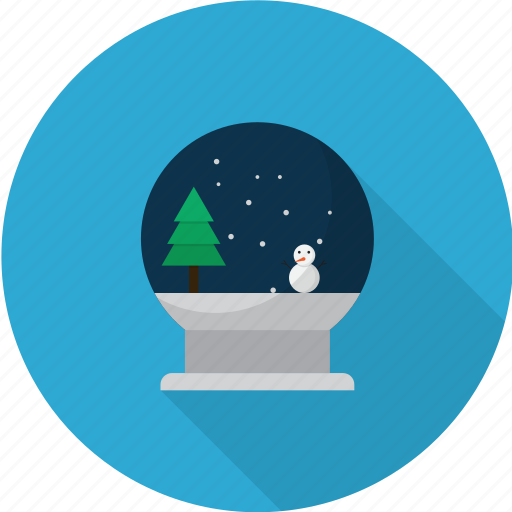 Christmas, glass, globe, shiny, snow, winter icon - Download on Iconfinder