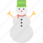 cartoon snowman, mantle of snow, snow sculpture, snowman, snowman character 