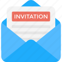 christmas party invitation, correspondence, envelope with invitation, invitation card, marriage card