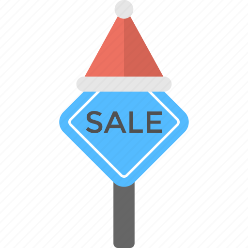 Christmas sale, guidepost, seasonal offer, shop signage, singpost icon - Download on Iconfinder