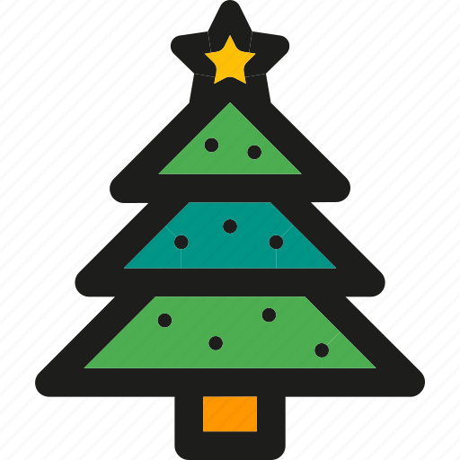 Christmas, tree, celebration, decoration, holiday, winter, xmas icon - Download on Iconfinder