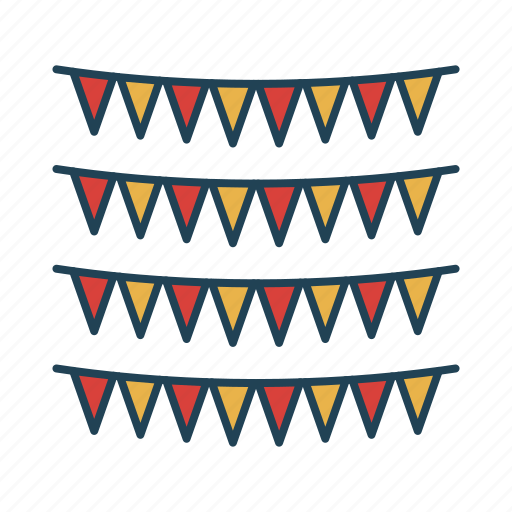 Decoration, flags, ornament, party icon - Download on Iconfinder