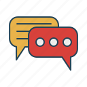 chat, conversation, message, talk, text