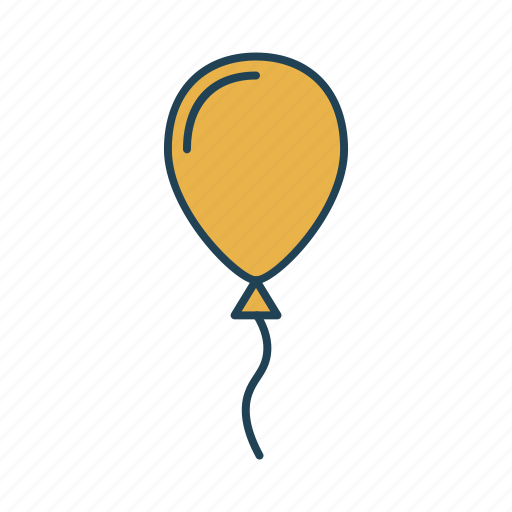 Balloon, birthday, decoration, festival, party icon - Download on Iconfinder
