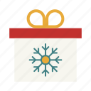 gift, snowflake, surprise, christmas, present, year