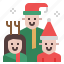family, child, christmas, house, kid, people, xmas 