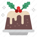 pudding, cake, christmas, dessert, sweet, sweets, xmas