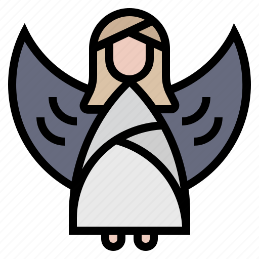 Angel, christmas, decoration, wings, xmas icon - Download on Iconfinder