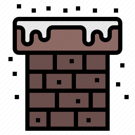 Chimney, christmas, fireplace, home, house, winter, xmas icon - Download on Iconfinder