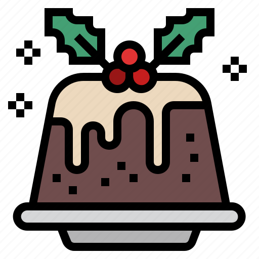 Pudding, cake, christmas, dessert, sweet, xmas icon - Download on Iconfinder