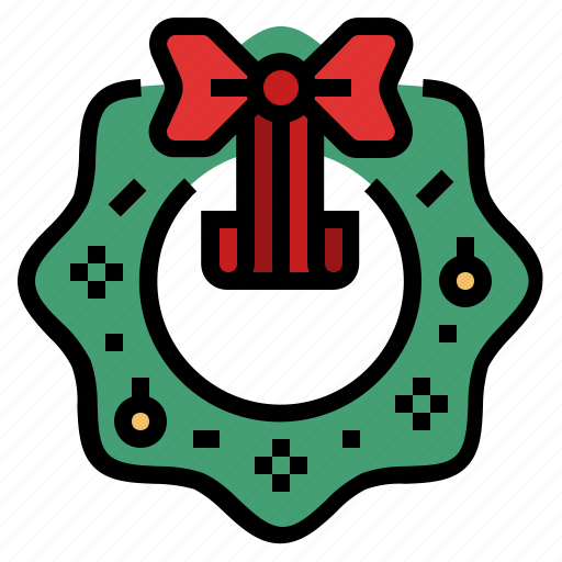Wreath, christmas, decoration, leaf, xmas icon - Download on Iconfinder