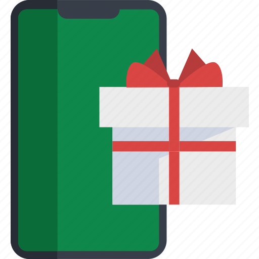 Gift, online, christmas, holiday, new year, winter, xmas icon - Download on Iconfinder