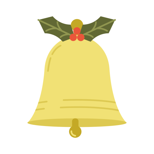 Bell, christmas, eve, festival, holiday, winter icon - Free download