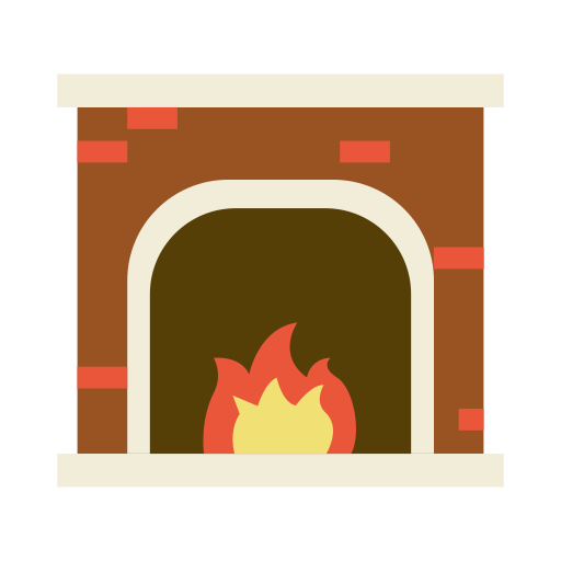 Christmas, fireplace, holiday, place, warm, winter icon - Free download