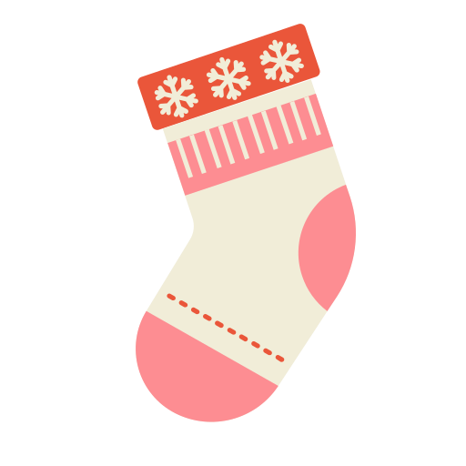 Accessory, christmas, decoration, sock, warm, winter icon - Free download