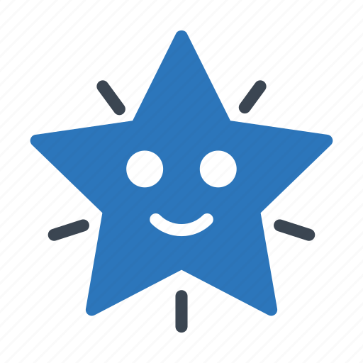Christmas, decoration, face, smiley, star icon - Download on Iconfinder
