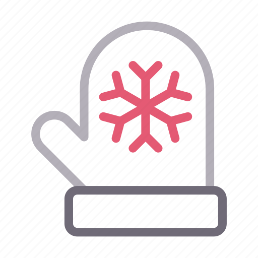 Christmas, gloves, mitten, snowflake, winter icon - Download on Iconfinder
