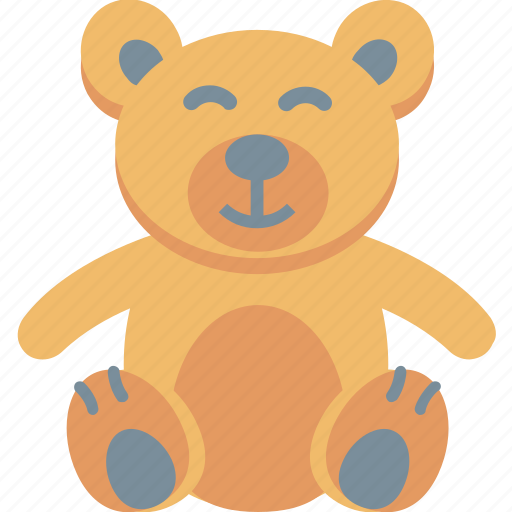 Bear, teddy, baby, children, gift, play, toy icon - Download on Iconfinder