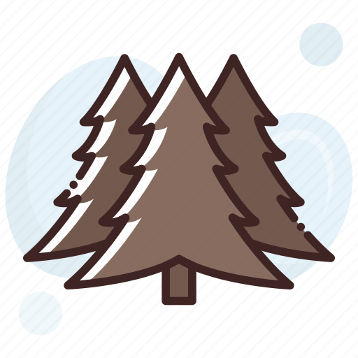 Generic trees, pine trees, shrub, trees icon - Download on Iconfinder