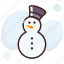 man, snow, snowman 