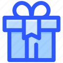 box, christmas, gift, present, ribbon