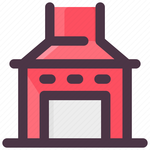 Chimney, christmas, fireplace, interior, winter icon - Download on Iconfinder