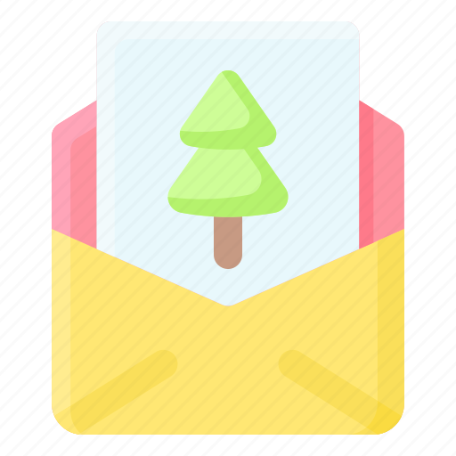 Card, christmas, greeting, invitation, letter icon - Download on Iconfinder