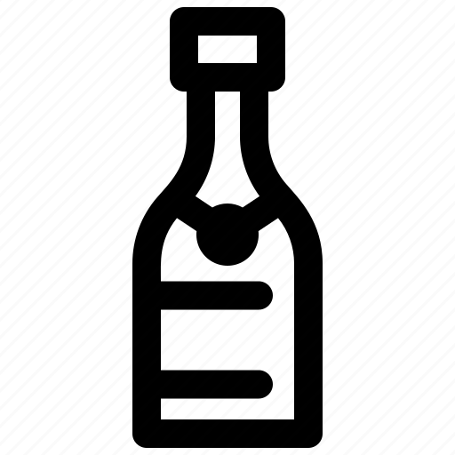 Bottle, champagne, christmas, drink, restaurant icon - Download on Iconfinder