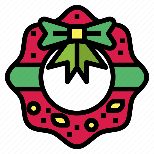 Celebration, christmas, decoration, wreath icon - Download on Iconfinder