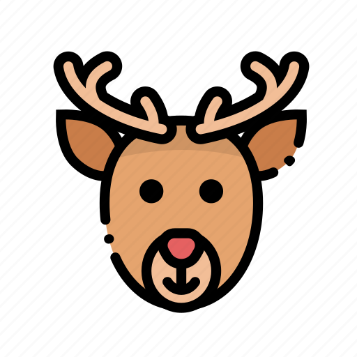 Animal, christmas, deer, horn icon - Download on Iconfinder