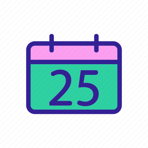 Celebration, christmas, contour, date, day icon - Download on Iconfinder