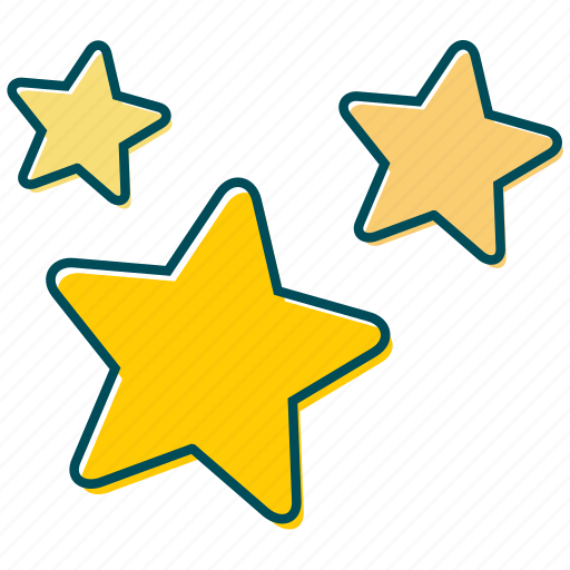 Christmas, decoration, golden, star, stars, yellow star icon - Download on Iconfinder