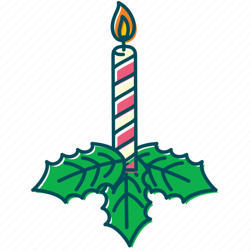 Candle, christmas, christmas decoration, decoration, flame, xmas icon - Download on Iconfinder
