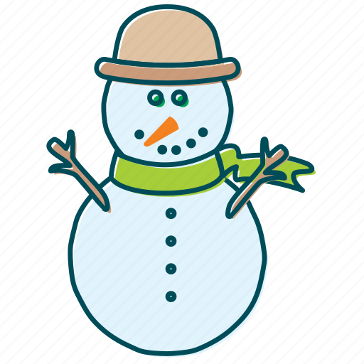 Christmas, cold, snow, snowflakes, snowman, winter icon - Download on Iconfinder