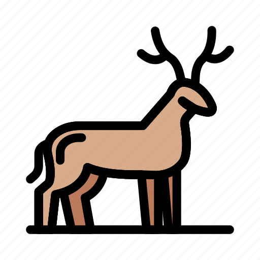 Reindeer, animal, christmas, deer, festival icon - Download on Iconfinder