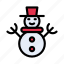 christmas, decoration, event, iceman, snowman 
