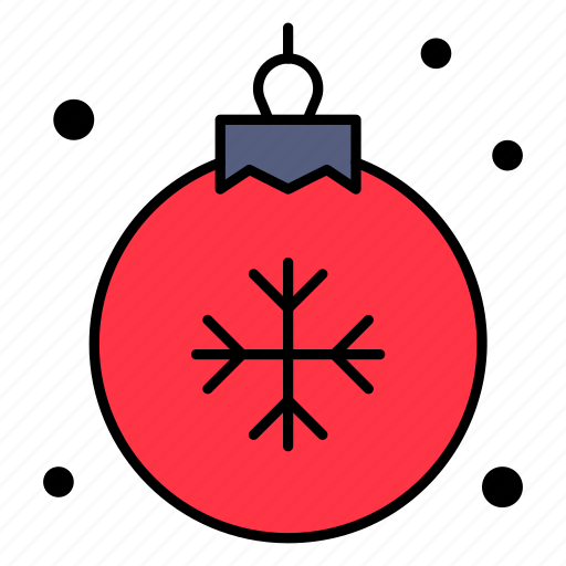 Snow, winter, ball, christmas, snowflake icon - Download on Iconfinder