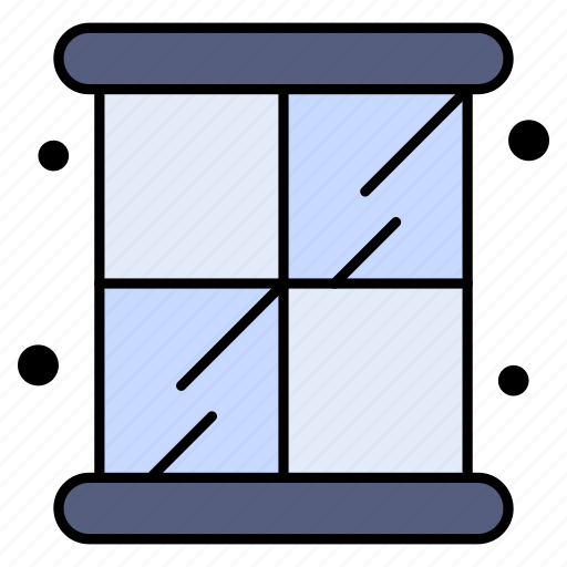 Snow, winter, christmas, window icon - Download on Iconfinder