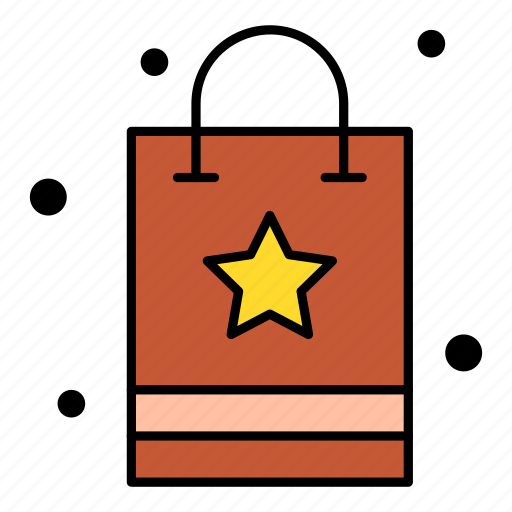 Christmas, shopping, bag, star icon - Download on Iconfinder