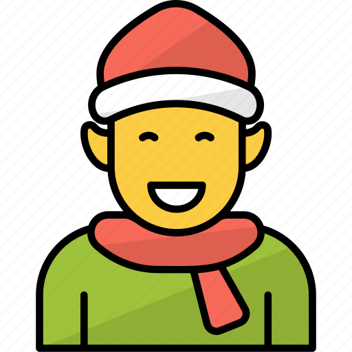 Santa elf, elf, avatar, user, helper, secretary, assistant icon - Download on Iconfinder