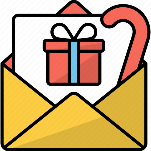 Christmas, mail, invitation, communication, envelope, message, letter icon - Download on Iconfinder