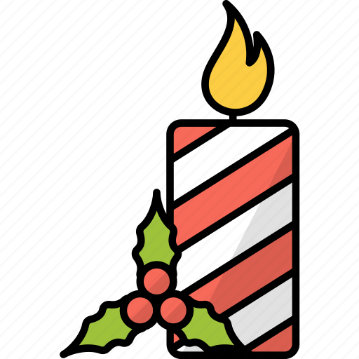 Xmas, candlestick, candle, celebration, flame, light icon - Download on Iconfinder
