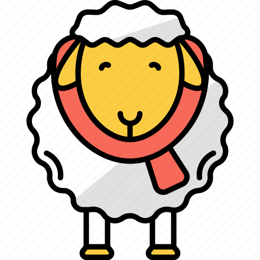 Lamb, farm, animals, animal, sheep, wool icon - Download on Iconfinder
