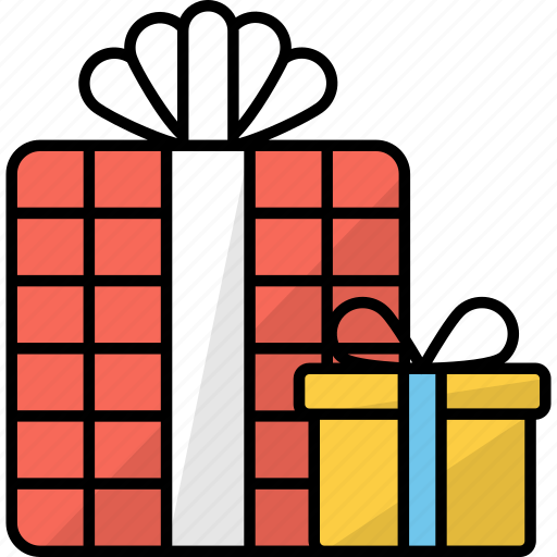 Christmas presents, surprise, present, gift boxes, celebration, offerings icon - Download on Iconfinder