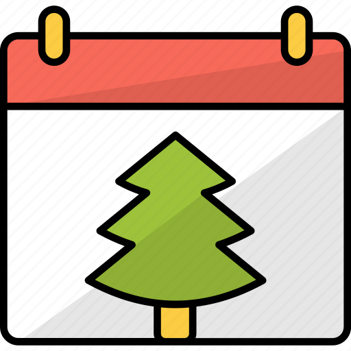 Christmas, holiday, christmas tree, day, calendar, winter, celebration icon - Download on Iconfinder